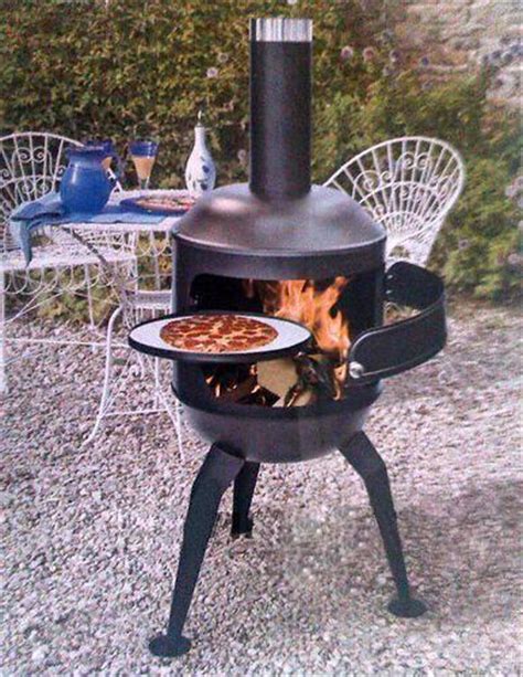 Chiminea outdoor chimney fire pit | etsy. chiminea fire pit pizza oven » Design and Ideas