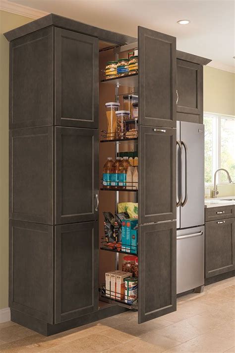 Accessible From Both Sides The Tall Pantry Pullout Cabinet Makes