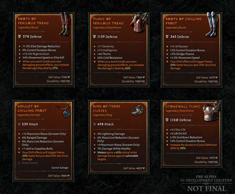 Diablo 4 Loot Deep Dive Shows Off Unique And Legendary Items Replacing