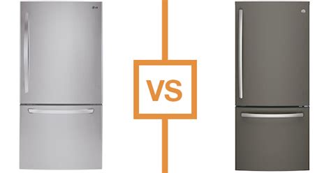 3) i drained 3 gallons of water and still the plastic taste. LG vs GE Bottom Freezer Refrigerator Comparison - Which is ...