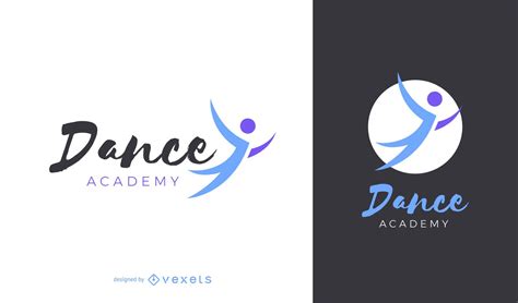 Descarga Vector De Diseño De Logo De Academia De Baile