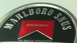 Dorothy hatsukami and colleagues at the university of minnesota and the oregon research institute recruited some 400 smokers who wanted to switch to. Snubie.com: New Marlboro Snus 2011 (Round Can) Review. 14 ...