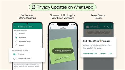 Whatsapp Adds More Privacy Features Introduces Screenshot Blocking
