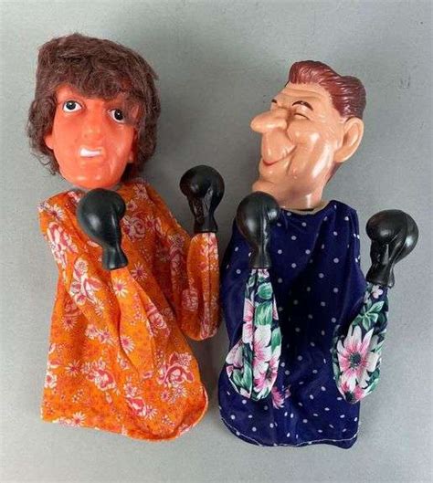 Group Of 2 Vintage Rojus Boxing Hand Puppets Matthew Bullock Auctioneers
