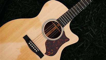 Guitar Musical Instrument Strings Wooden 4k Background