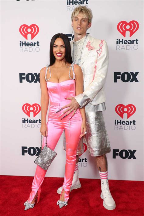 Megan Fox Attends 2021 Iheartradio Music Awards At The Dolby Theatre With Machine Gun Kelly In