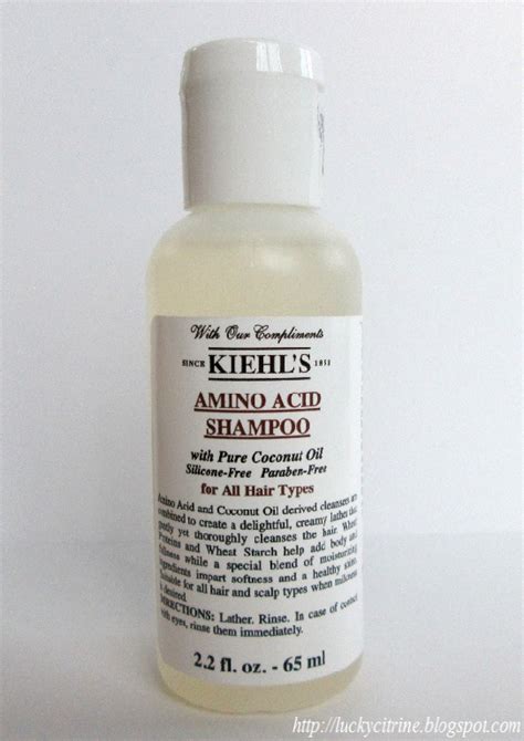 Lucky Citrine Kiehls Amino Acid Shampoo