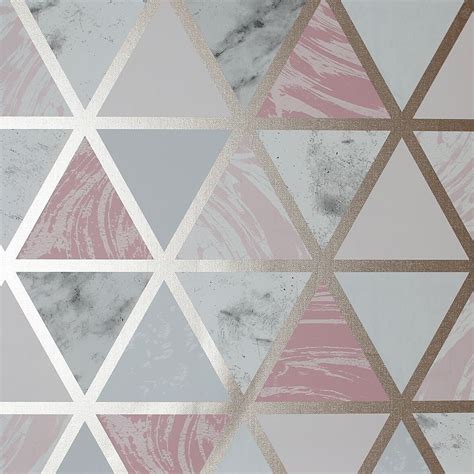 Instantly Transform Your Space With This Arthouse Marble Geo Pink Multi