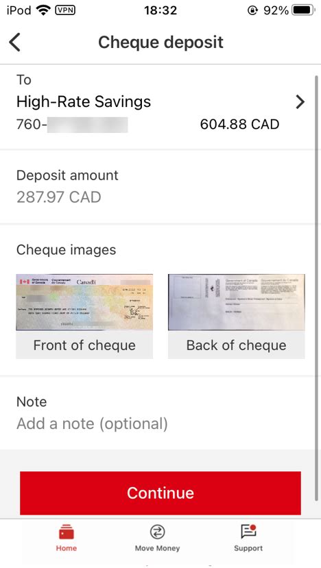 Mobile Cheque Deposit Help And Support Hsbc Canada