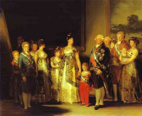 Charles Iv Et Sa Famille De Francisco De Goya 1746 1828 Aragon