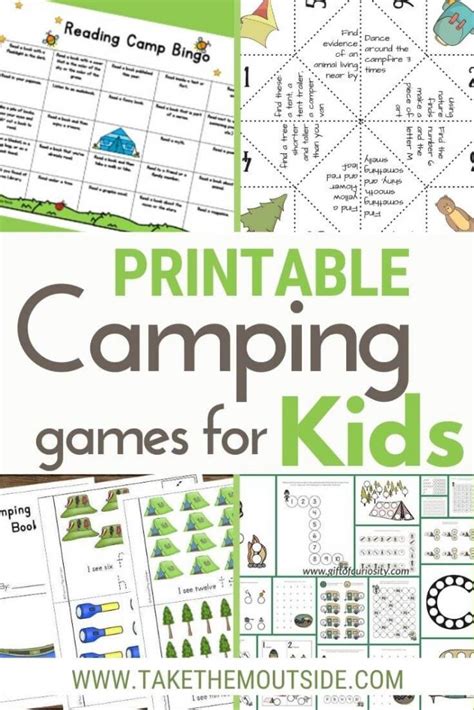 15 Free Printable Camping Activity Sheets The Best We Could Find ⋆