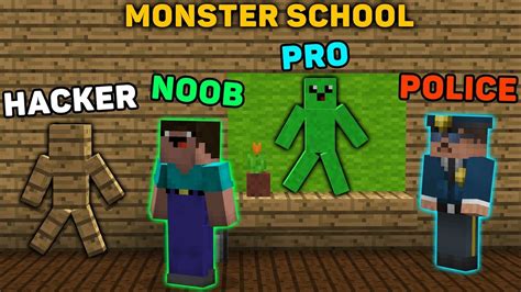 Minecraft Noob Vs Pro Vs Hacker Monster School Hide And Seek In