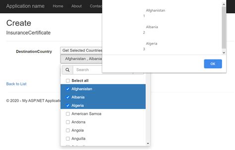 Multi Select Dropdown With Checkboxes Using Jquery In Mvc