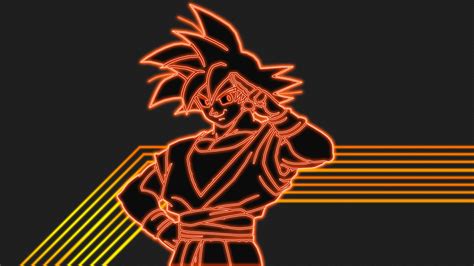 Goku Neon Wallpaper By Gt4tube On Deviantart