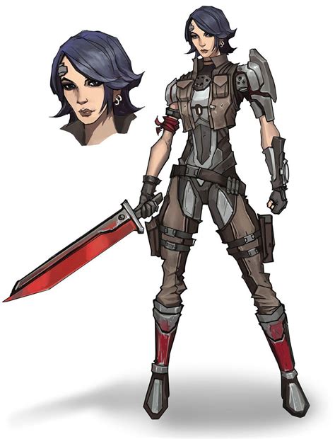 Athena Concept Characters And Art Borderlands The Pre Sequel