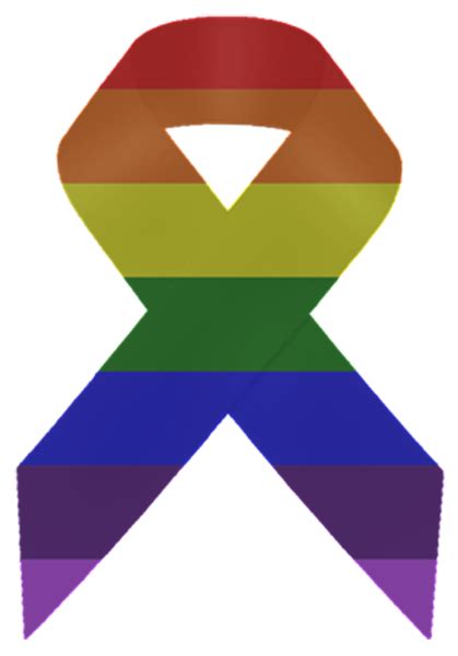 Rainbow Awareness Ribbon C | Awareness ribbons, Awareness ...