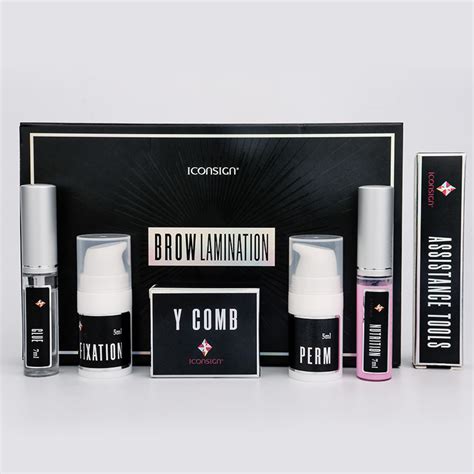 Iconsign Super Big Black Brow Lamination Kit For Beauty Salon Conference