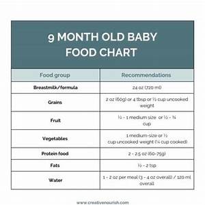 9 Month Old Baby Food Chart Food Menu And Recipes