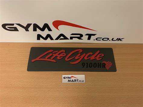 Life Fitness Decal Sticker Cycle 9100