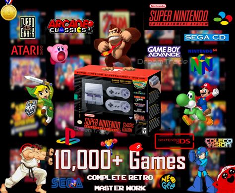 Super Nintendo Snes Classic Retro Gaming Console 10000 Games 30