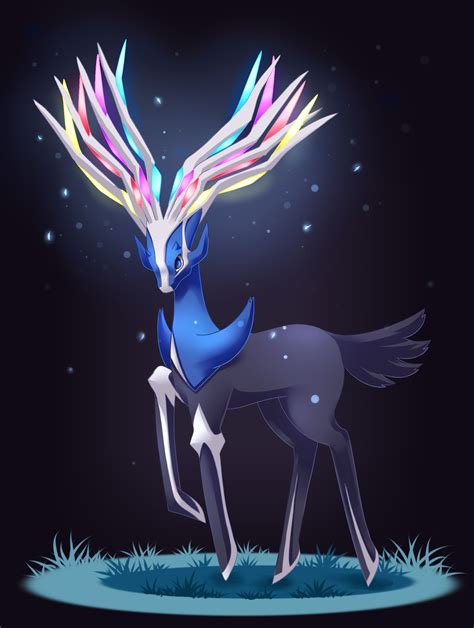Xerneas The New Legendary For Pokemon X And Y Game Art Hq