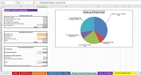 Startup Nursery School Financial Projections Excel Template Eloquens