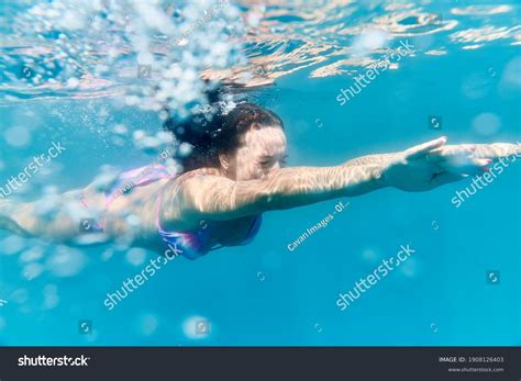 Underwater View Woman Bikini Swimming Stock Photo 1908126403 Shutterstock