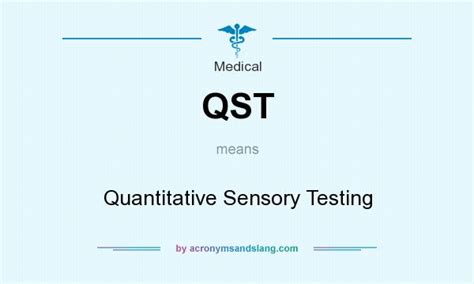 qst quantitative sensory testing in medical by