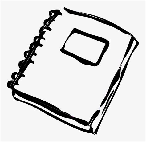 Notebook Clipart Black And White Notebook Black And White Transparent