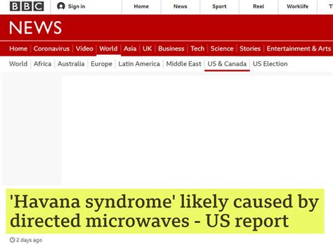 You can't prove that it's not a ufo. 'Havana Syndrome' Microwave Radiation Used On US Diplomats ...