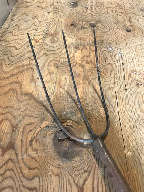 Old 3 Prong Hay Fork Schmalz Auctions