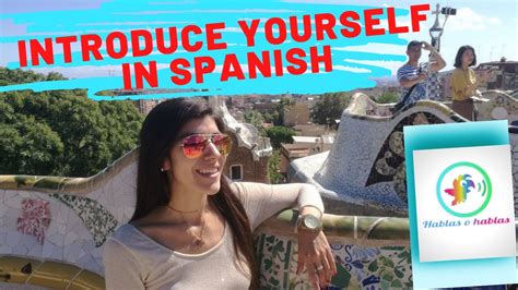 1) mi nombre es (name). Introduce yourself in Spanish Preséntate en español Spanish for beginners - YouTube