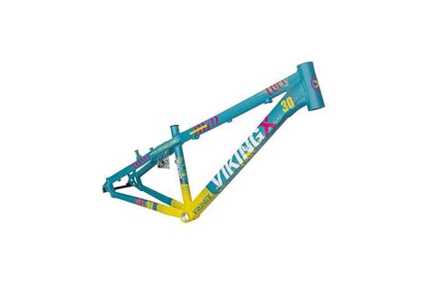 Quadro Dirt Jump Tuff X Azul Amarelo Vikingx