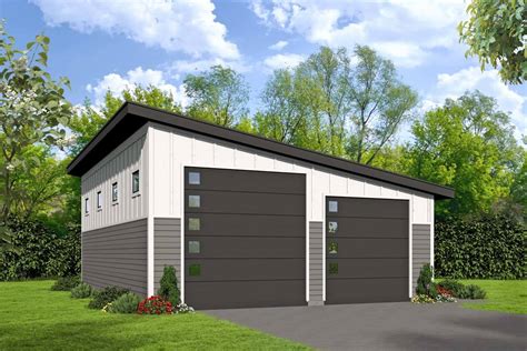 Lift Friendly Modern Rv Garage Plan 68500vr Architectural Designs