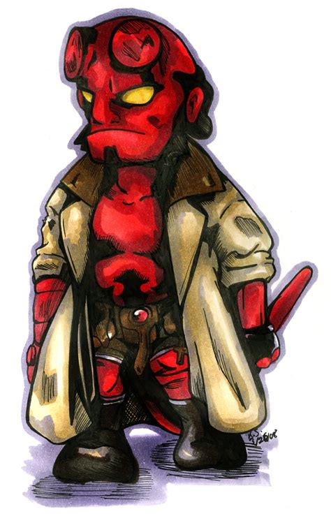 Hellboy Chibi Co By Bastett On Deviantart