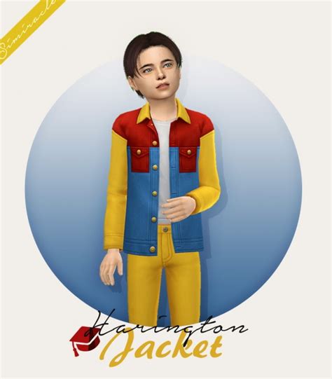 Simiracle Harrington Jacket Kids Version • Sims 4 Downloads