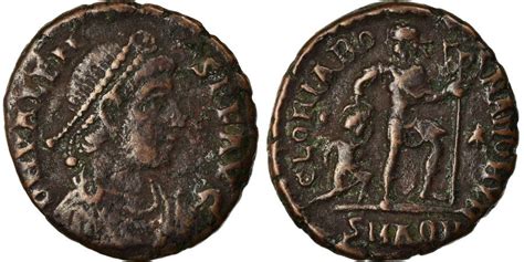 Coin Valens Nummus Aquileia Copper Roman Imperial Coins