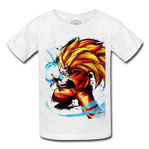 Great savings & free delivery / collection on many items. T-shirt enfant sangoku super saiyan mode 3 goku kameha dragon ball z manga dbz | eBay