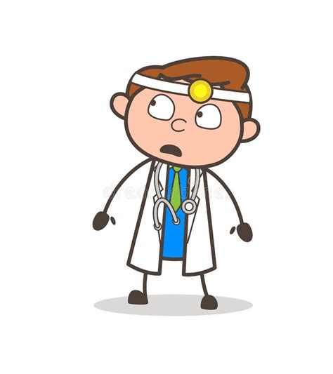 Cartoon Doctor Thinking Stock Illustrations 429 Cartoon Doctor