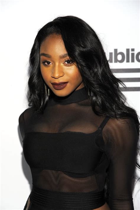 And She Isnt Afraid To Try Out A Deep Burgundy Lip Normani Kordeis
