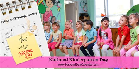 National Kindergarten Day April 21 Kindergarten Kindergarten