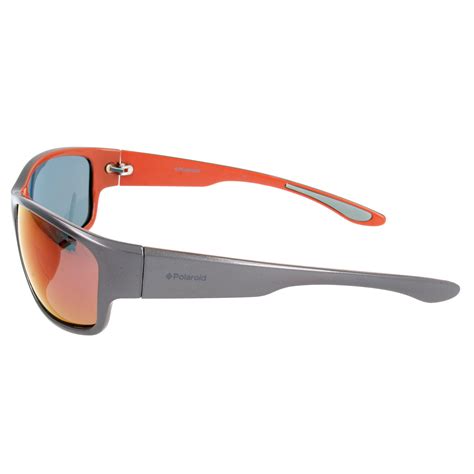 Sol Sunglasses Grey Orange Polaroid Sunglasses Touch Of Modern