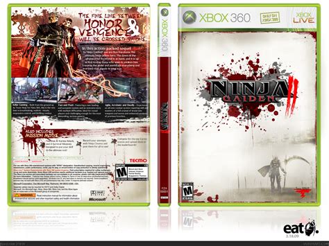 Ninja Gaiden 2 Xbox 360 Box Art Cover By Eat Nade