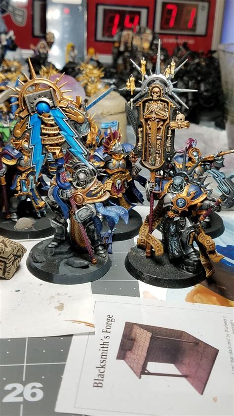 Lord Relictor Morbus Stormwarden And Knight Vexilor Angstun Drahn Of