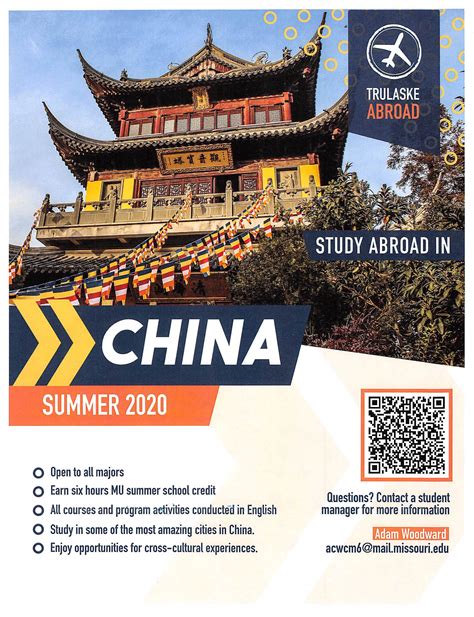 Study Abroad Chinese School Of Languages Literatures And Cultures