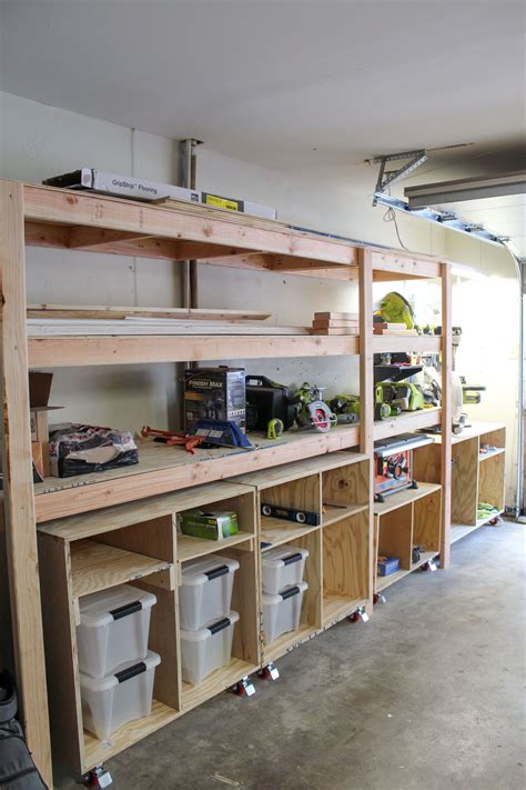 How To Build A Garage Work Space Caroline Sears Home Garage Storage