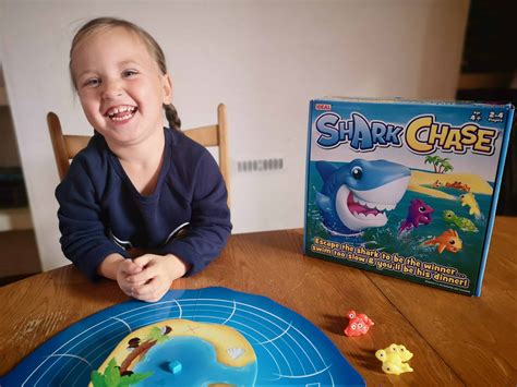 Shark Chase Board Game Review Me Him The Dog And A Baby