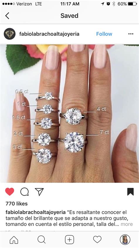 Kay Diamond Engagement Ring Size Chart