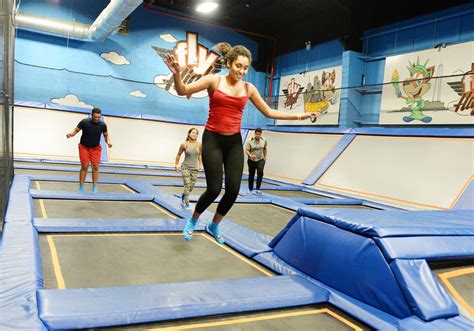 An Indoor Trampoline Park Offers Flips And Fitness In New York City