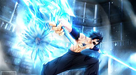 Wallpaper Anime Fairy Tail Fullbuster Gray Stage Screenshot